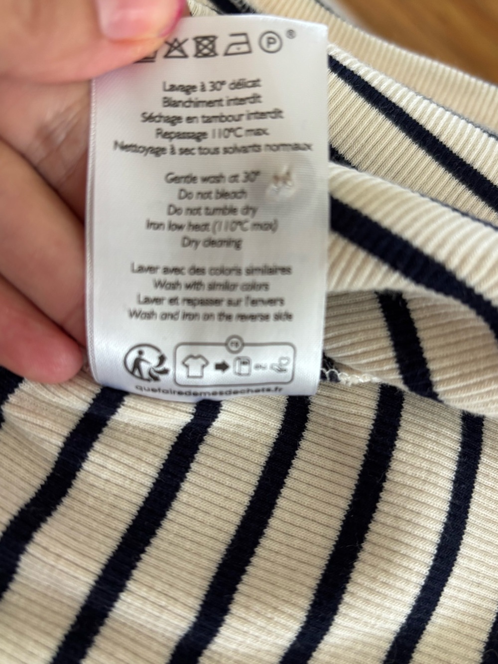 Sezane Theodora Striped T-shirt - Picture 8 of 8